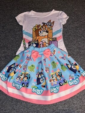 Bluey Girls 2 Piece Outfit